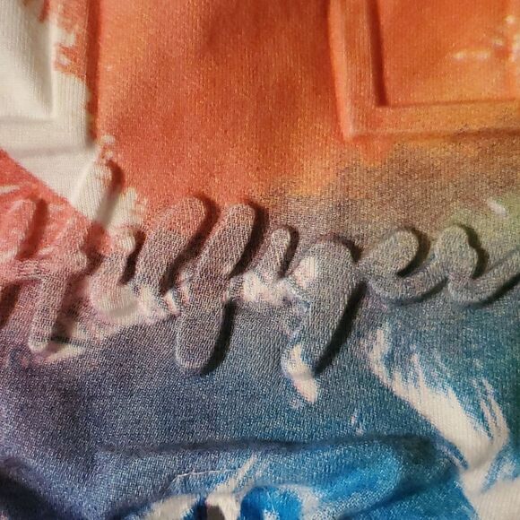 Tommy Hilfiger Women's Textured Tie Front Crop Top Size XS - Picture 5 of 8